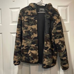 Express camo zip hoodie